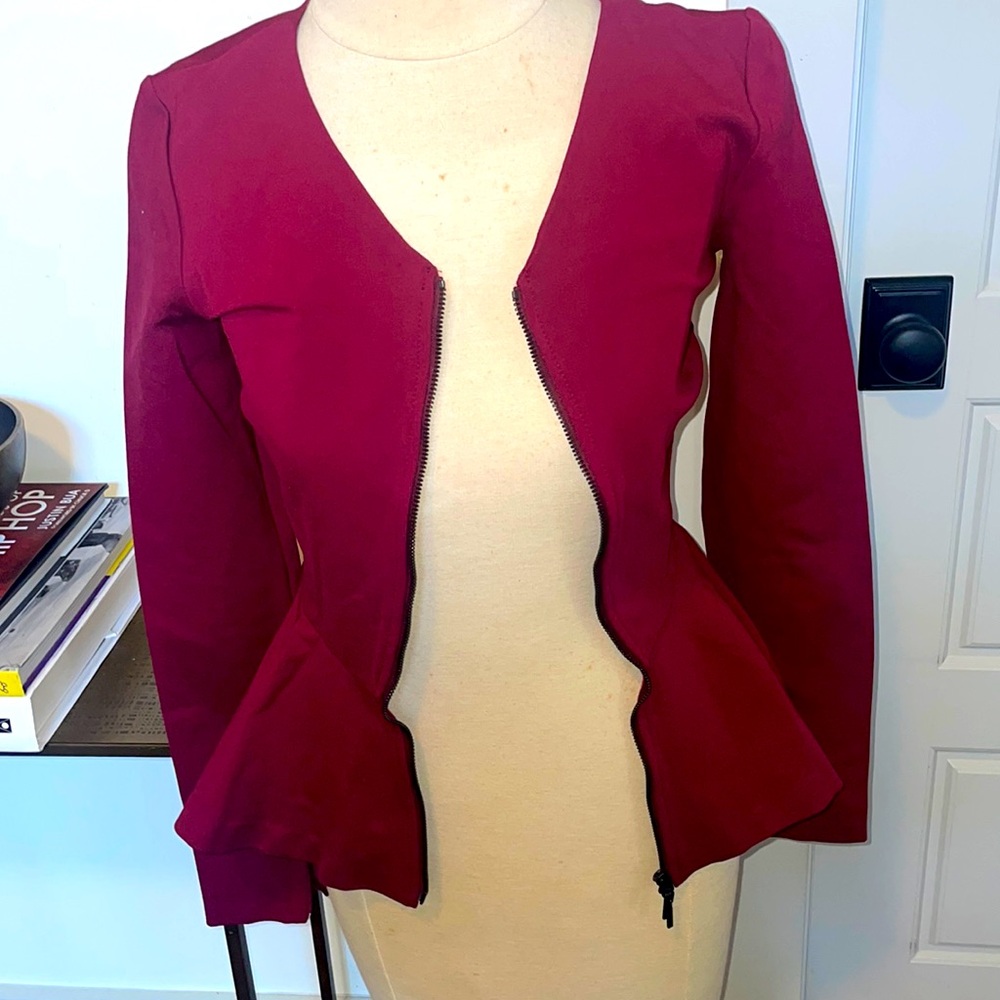 Armani Exchange Peplum Jacket